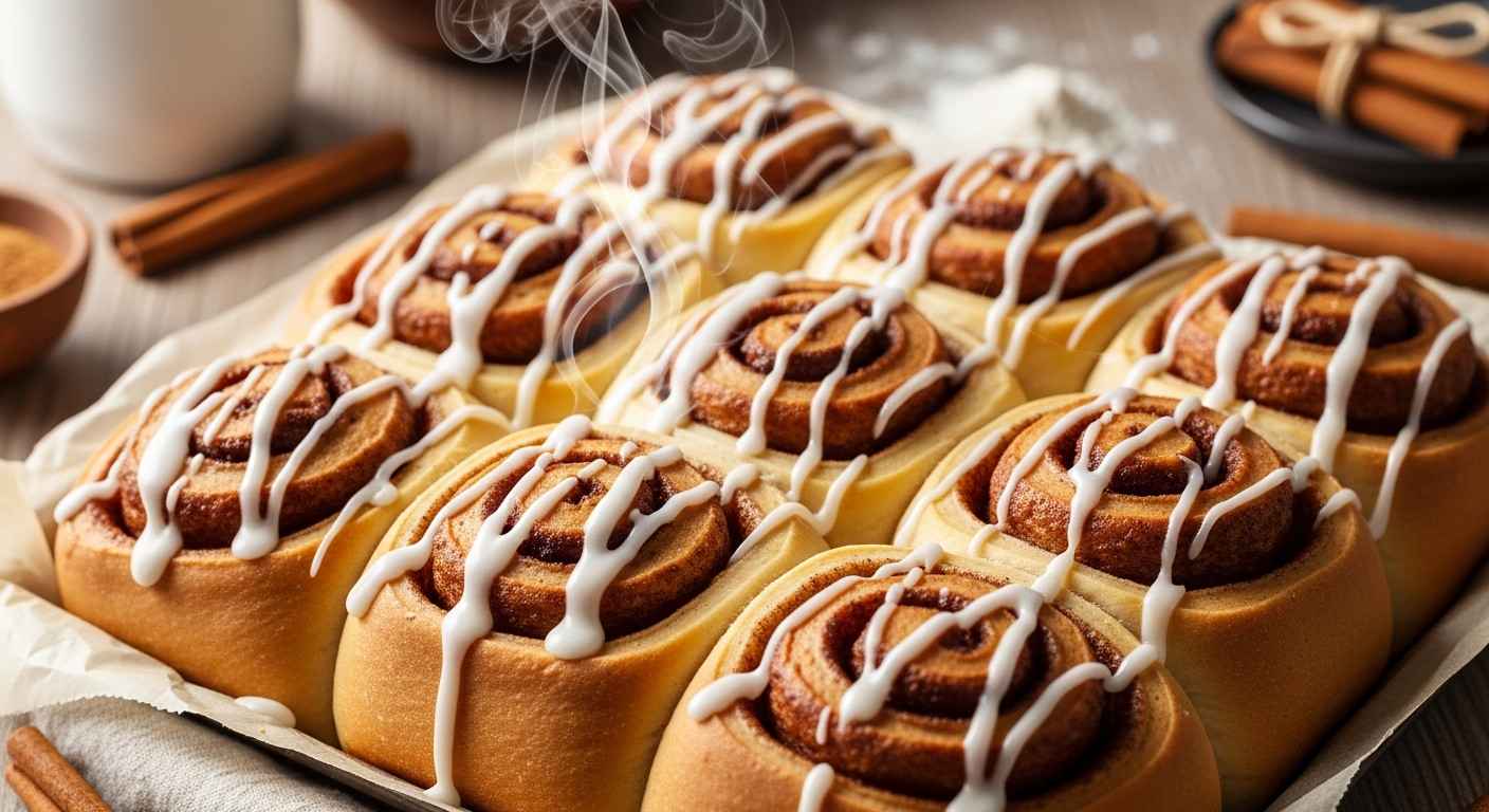 Thumbnail of easy sourdough discard cinnamon rolls.